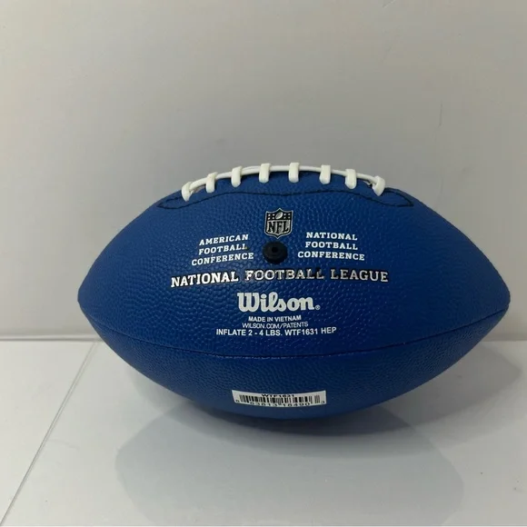 MINI Wilson "The Duke" MINI Football NFL AFC  Roger Goodell Commissioner Blue - Picture 3 of 4